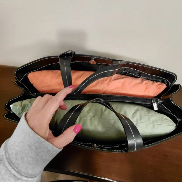 Furla Black Leather Tote - Picture 8 of 14